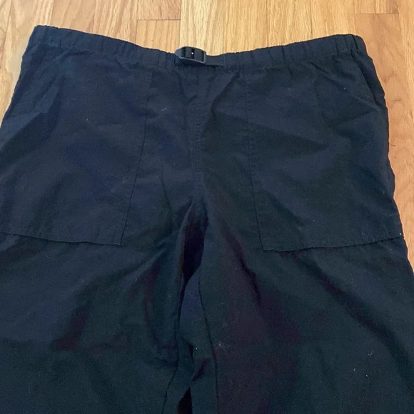 Patagonia black sz s loose womens hiking pants with back Velcro pockets - Picture 2 of 8